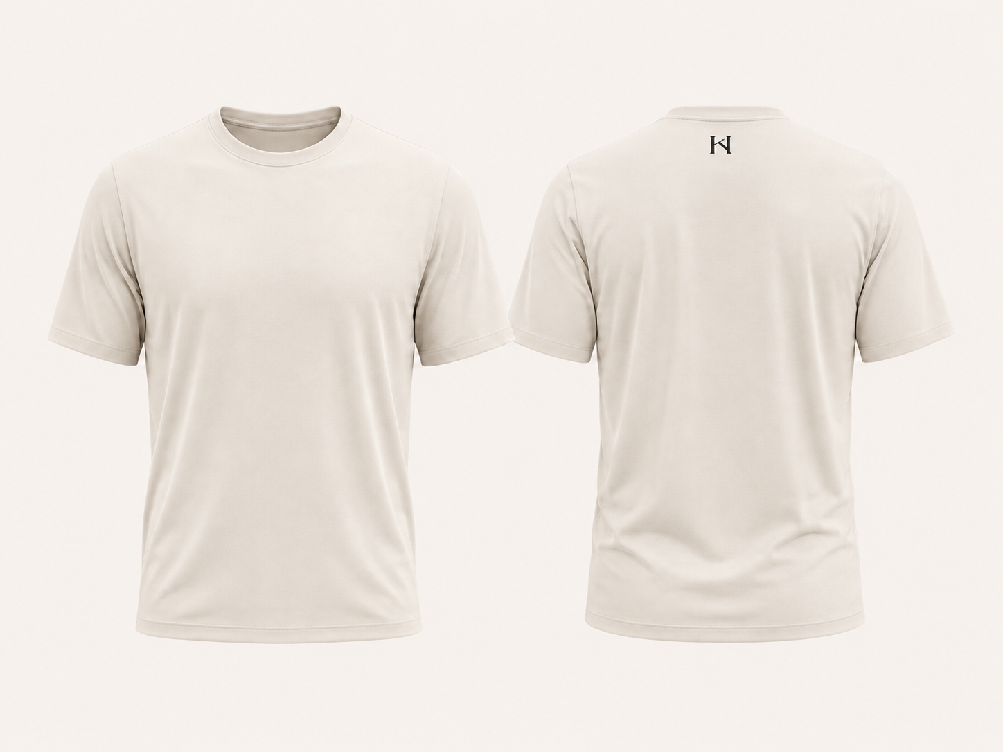 HCKRY Origins T front and back with monogram on back neck